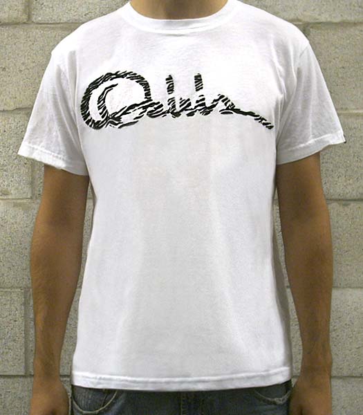 osiris cursive zebra t-shirt